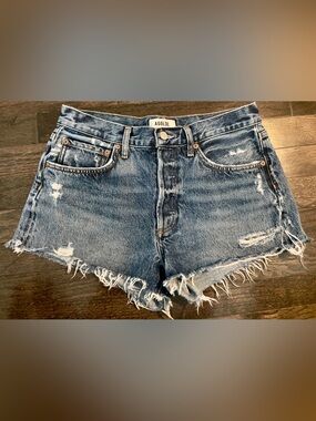 AGOLDE Parker Vintage Cutoff Shorts Size 27 High Rise Distressed